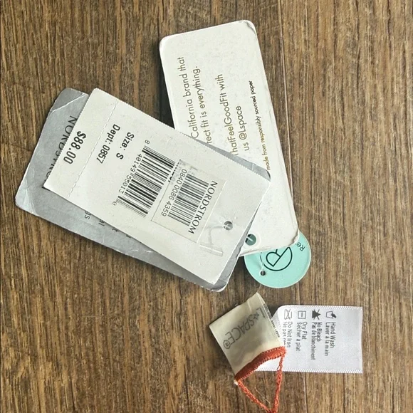 NWT LSpace Breakers Reversible Bikini Bottom Pink & Rust Size Small - Picture 13 of 13